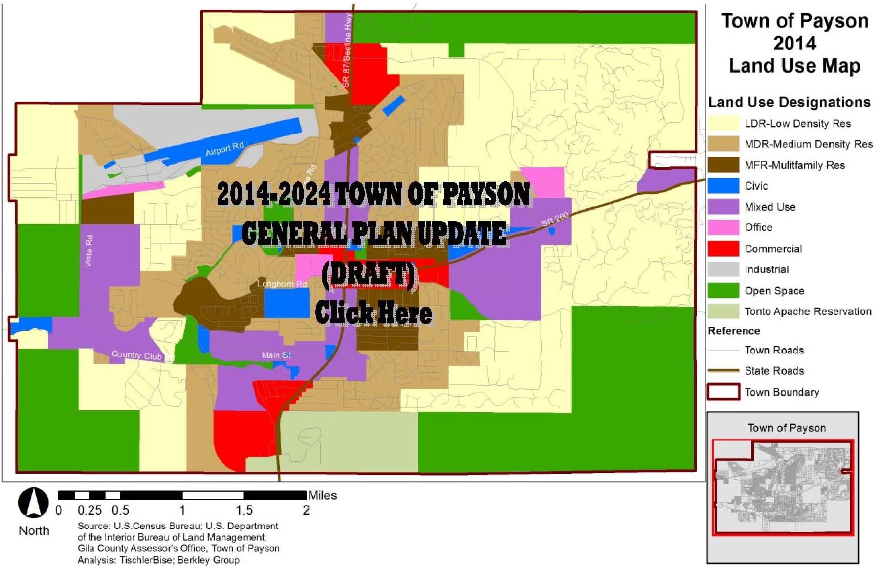 Gila County Zoning Map Payson's General Plan - Savepaysonaz.com